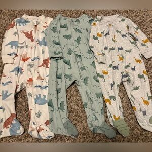 Set of 3 Dinosaur Sleepers - 9mon